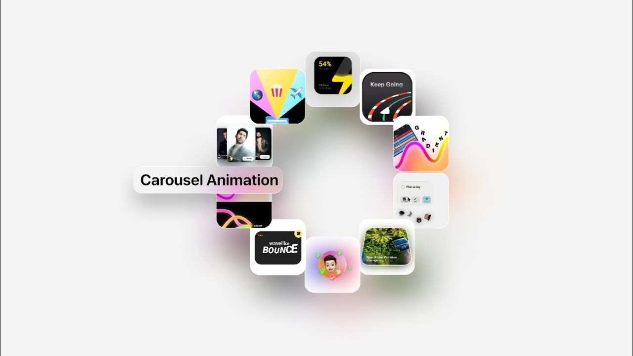 Ui Animation is easy with this Null Technique | Carousel Animation Alight motion Tutorial  | 