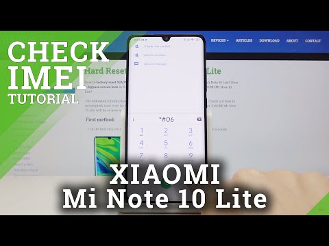 How to Check IMEI & SN in XIAOMI Mi Note 10 Lite – Find IMEI & Serial Number Info