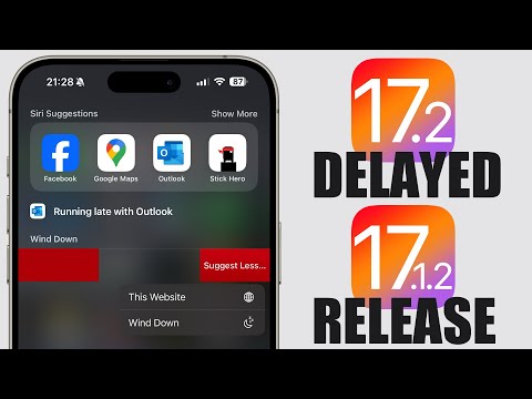 iOS 17.1.2 Release Imminent, iOS 17.2 Delayed & More !