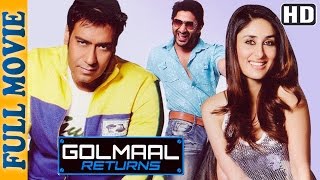 Golmaal Returns (HD) - Full Movie - Ajay Devgan - Arshad Warsi - Superhit Comedy Movie