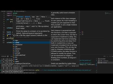 Python Sched Module Tutorial
