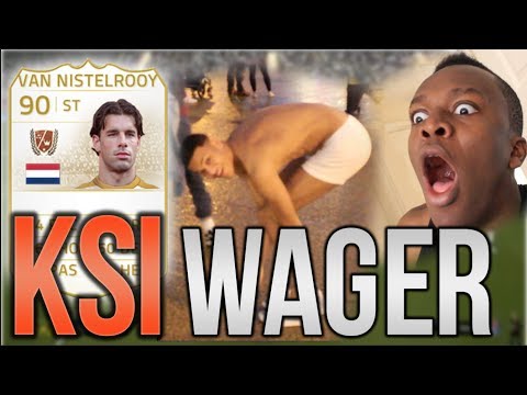 CRAZY LEGEND WAGER vs KSI!! - FIFA 14 NEXT GEN
