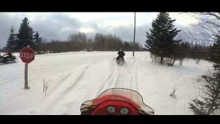 preview picture of video 'U P MI Snowmobile Trip 2015'