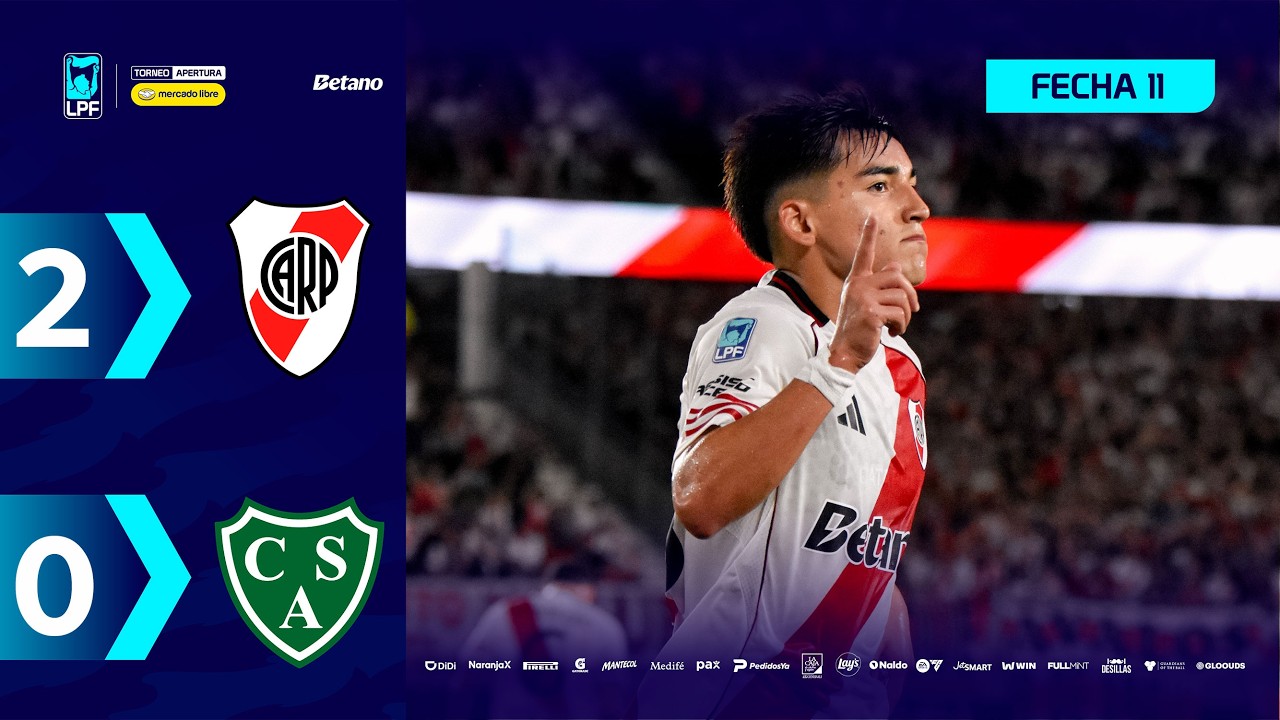 River Plate vs Sarmiento Highlights