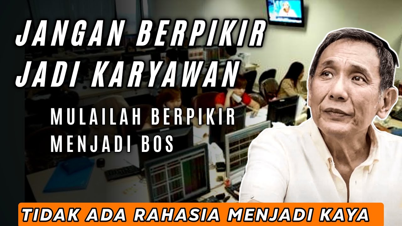 Berpikirlah Jadilah Pengusaha❗Prinsip Sukses Bos Jalan Tol Jusuf Hamka untuk Anak Muda