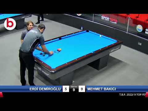 ERDİ DEMİROĞLU & MEHMET BAKICI Bilardo Maçı - 