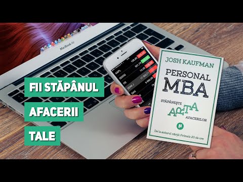 Semn de carte Ed. 368 - Josh Kaufman - Personal MBA. Stăpânește arta afacerilor