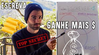 Por que ESCREVER vai te dar MAIS GRANA? | Vá além da "copyzinha" e aprenda sobre o Ouro do Marketing