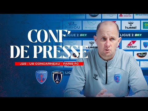 Conférence de presse J25 : US Concarneau – Paris FC