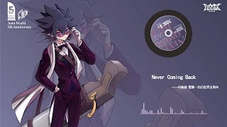 Cover art for Never Coming Back