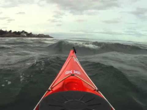 An introduction to sea kayaking tidal races, Baynes Channel British Columbia