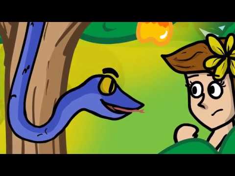 En el Jardín del Edén - Adan y Eva 👫🏻🐍 | Historia de la Biblia | Mi primera biblia | 02