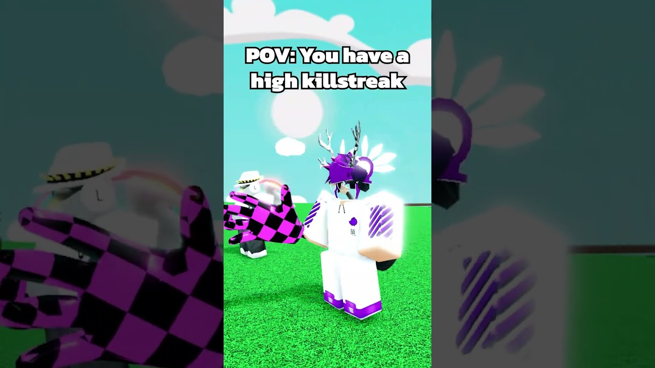 When You Have A High Killstreak (Slap Battles) #roblox #slapbattles #shorts #robloxanimation