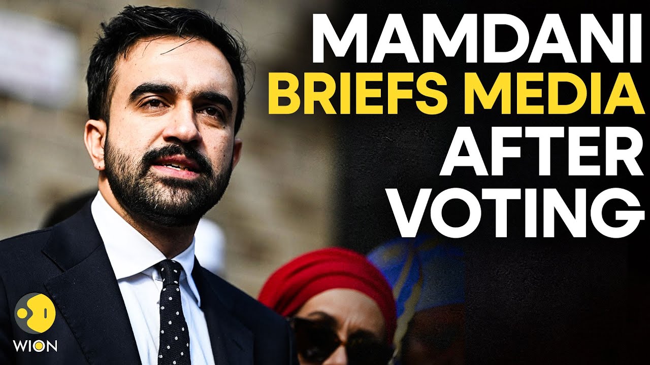 NYC Elections 2025 LIVE: Mayoral Candidate Zohran Mamdani Holds a Media Availability After Voting