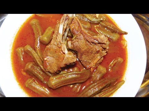 Iraqi bamia (okra stew)