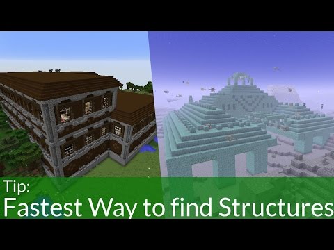 Fastest Way To Find End Cities/ Strongholds & Mansions in Minecraft
