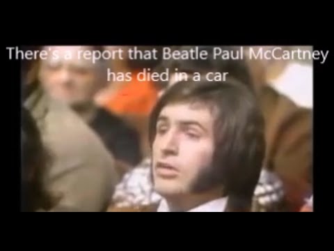 Beatle Paul car crash announcement on September 12 1966.
