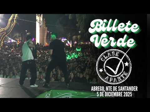 BILLETE VERDE - CLASE APARTE En vivo Abrego, Norte de Santander