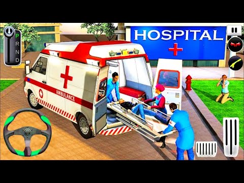 Roof Jumping Ambulance Simulator - Rooftop Stunts Rescue Driver - Android Gameplay