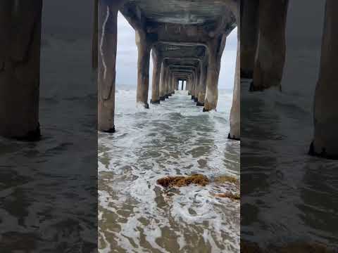 Ocean views Manhattan Beach 🏝️ #asmr #asmrsounds #beach #sleep