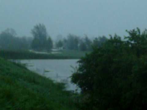 Dunajec w Konarach po ulewach, 17.05.2010r. 4