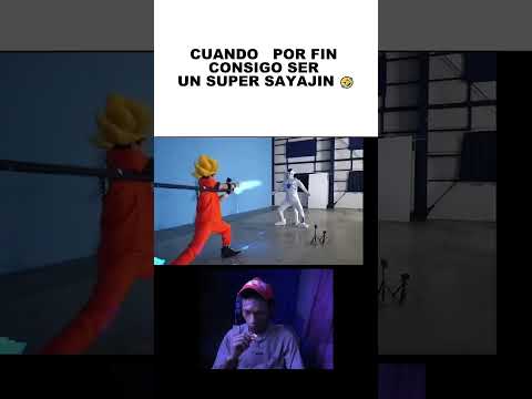 CUANDO POR FIN LOGRO SER UN SÚPER SAYAJIN 🤣 #freezer #goku #memes #clips #dragonball #dragonballz