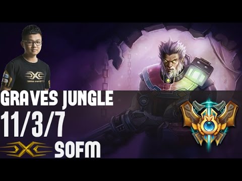 SS SofM | Graves đi rừng vs Leesin rank Hàn bậc Thách Đấu ✔ | v6.11