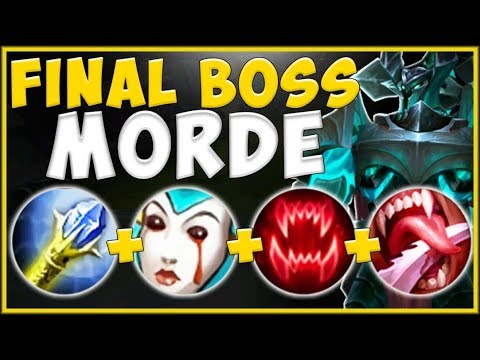 WTF! FINAL BOSS MORDEKAISER STRAT IS 100% INSANE! MORDEKAISER SEASON 10 GAMEPLAY! League of Legends