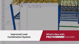 Improved Load Combination System of the ProtaStructure Suite 2025