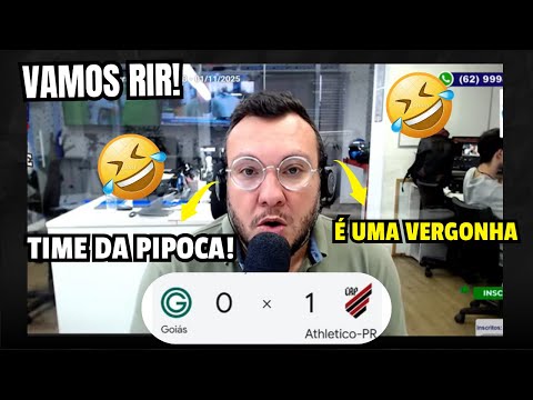 CHORO DO CARA DE LONTRA E DA IMPRENSA DE GOIÁS APÓS A DERROTA DO GOIÁS! GOIÁS 0 ATLÉTICO PARANAENSE1