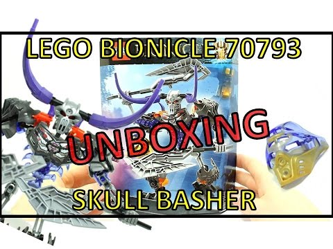 LEGO BIONICLE SKULL BASHER 70793 SET UNBOXING & REVIEW Video