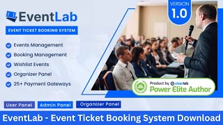 EventLab - Event Ticket Booking System PHP script Free Download || Make Ticket Booking website