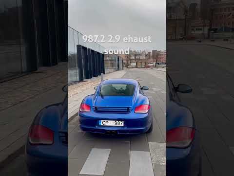 Porsche Cayman 987.2 Carnewal GT exhaust sound and engine revs #987