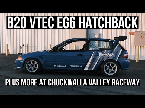 Thumbnail for Built B20 VTEC EG6 Honda Civic Hatchback at #DriverBattles track day by VTEC