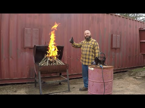 How A Welder Starts A Fire In The Wilderness