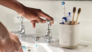 Easy-Store Toothbrush Caddy - Blue