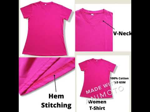 Women cotton t shirts