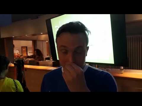 Linus Wagner, SV Leiwen-Köwerich 2, nach dem ersten Tag des Turniers um den Veltins-Cup