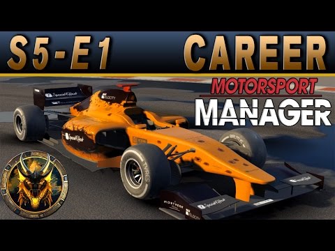 Motorsport Manager PC Career Mode S5E1 - LARA BEGINS HER LEGACY