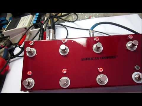 Custom Build True Bypass Looper 10CH Made for Shecter Guitars Tap Tempo American Loopers