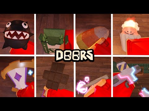 ROBLOX DOORS - Unique Item Skins Showcase PART 2 (Halloween & Tower Heroes Included)