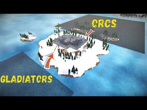 Castle Battle: Gladiators - Samurai - Orcs - UEBS 2