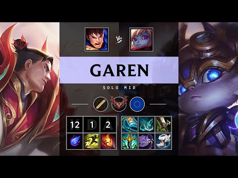 Garen Mid vs Poppy - EUW Grandmaster Patch 25.05