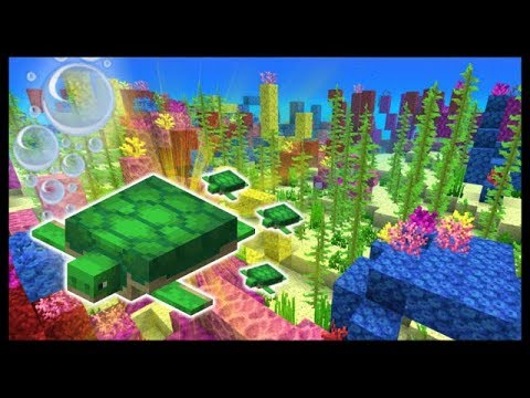 Minecraft 1.13 EXPLORING The Coral Reef! (Snapshot 13w10d)