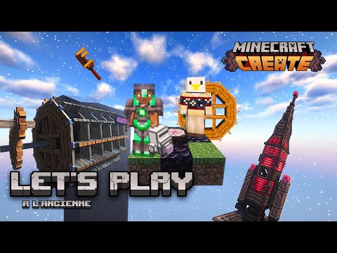 Début de l’AVENTURE TECH Ultime sur Minecraft Moddé ! Create 2 Mekanism - Ep 1