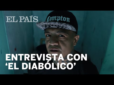 Diabólico, the leader of the Mara Salvatrucha gang in Guatemala