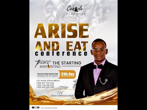 CENACLE FAMILY  - ARISE AND EAT CONFERENCE 31th DEC 2025