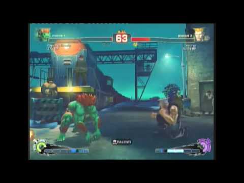 SSF 4 Endless Battle - CapacityShanks(Blanka) VS nouryu(Guile)