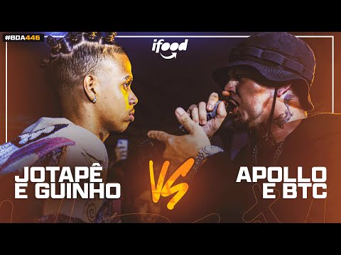 (FORMATO INÉDITO) JOTAPÊ E NEGROTE (+TUBARÃO)  X APOLLO E BTC (+LEVINSK) |  GRANDE FINAL | BDA 446