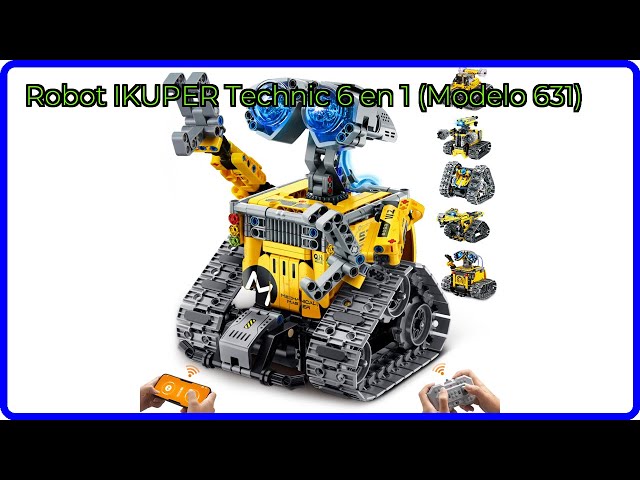 Vídeo relacionado con IKUPER Robot para Niños de 6 a 12 Años, Juego Robótico Programable 6 en 1 con App y Control Remoto, Regalo Ideal para Cumpleaños y Navidad (631 Piezas)